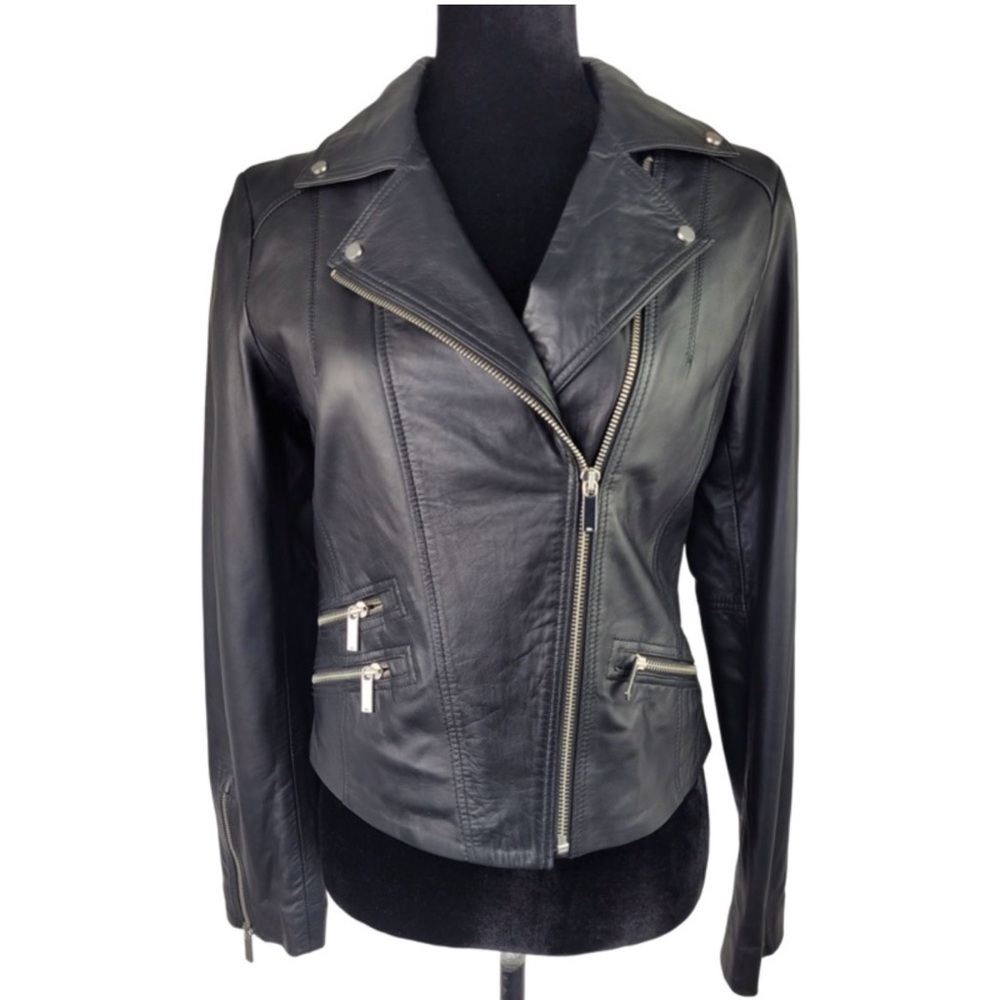 Women's Black Leather Jacket